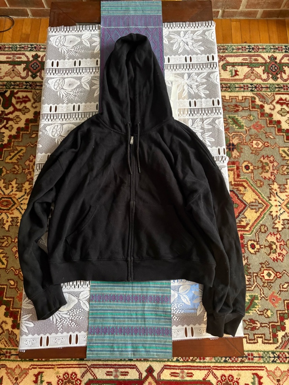 Old Navy Black Fleece Hoodie